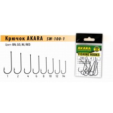 Крючок Akara Fishing Hooks 100-1 №6 (10шт.)