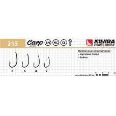 Крючки Kujira Carp 215 BN № 6 (8 шт.) карповый