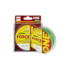 Шнур плет. ONE FORCE Braided X4 135m 0.24mm 11.34kg. зеленый