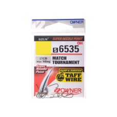 Крючки OWNER 56535 Match Tournament Taff Wire № 10 (14шт)