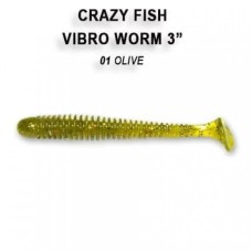 Рипер Crazy Fish Vibro Worm 3 11-75-6 цв. 1