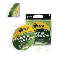 Шнур плет. Akara Power Green 150m 0.10 5,0kg зеленый