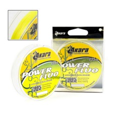 Шнур плет. Akara Power Fluo 135m 0.14 7.8kg желтый