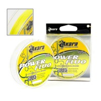 Шнур плет. Akara Power Fluo 135m 0.10 5,4kg желтый