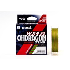 Шнур плет. YGK G-SOUL OHDRAGON WX4 F1 150m #1 0.165mm 16.5LB 7.5kg