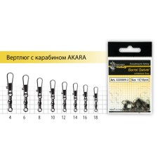 Вертлюг с карабином Akara Accessories 21002  № 1 (10шт)