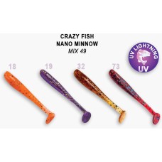 Силикон CRAZY FISH "Nano Minnow 1.6" 6-40-6 цв. M49