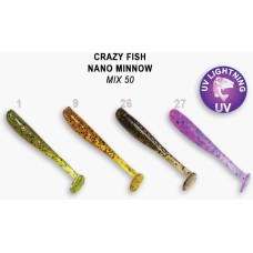 Силикон CRAZY FISH "Nano Minnow 1.6" 6-40-6 цв. M50