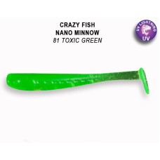 Силикон CRAZY FISH "Nano Minnow 1.6" 6-40-6 цв. 81