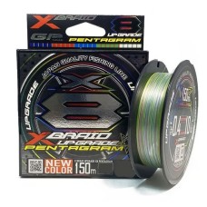 Шнур плет. YGK "X BRAID UPGRADE X8 PENTAGRAM" 150m #1 0.165mm 22LB 9.9kg