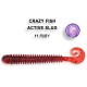 Твистер Crazy Fish ACTIVE SLUG 2,8" 2-7.1-5 цв. 11