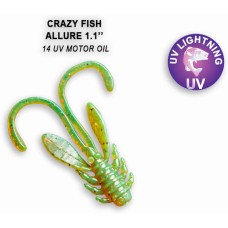 Силикон CRAZY FISH "Allure 1,1" 46-27-6 цв. 14