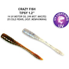 Слаг Crazy Fish Tipsy 1.2 69-30-5 цв. 14/25