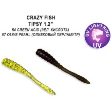 Слаг Crazy Fish Tipsy 1.2 69-30-5 цв. 54/67