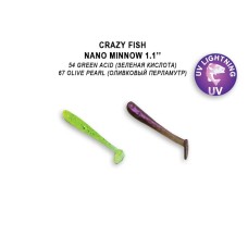 Силикон Crazy Fish 'Nano Minnow 1.1" 68-27-6 цв. 54/67