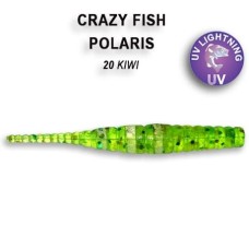 Силикон CRAZY FISH "Polaris 1.8" 5-4,5-6 цв. 20 (8шт.)