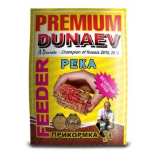 Прикорм Dunaev (серия Premium) FEEDER 1кг Река красная