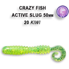 Силикон CRAZY FISH "Active Slug 2" 29-50-6 цв. 20 (10шт.)