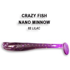 Силикон CRAZY FISH "Nano Minnow 1.6" 6-40-6 цв. 2 (8 шт.)