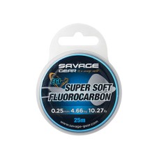 Леска флюор. Savage Gear Super Soft Fluorocarbon 25m 0.29mm 6.03kg