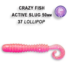 Силикон CRAZY FISH "Active Slug 2" 29-50-6 цв. 37