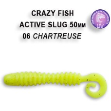 Силикон CRAZY FISH "Active Slug 2" 29-50-6 цв. 6