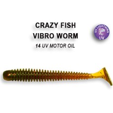 Рипер Crazy Fish Vibro Worm 2 3-50-6 цв. 14