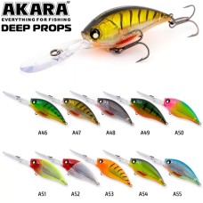 Воблер Akara Deep Props 70F 70mm 23gr 1-4.5m A47