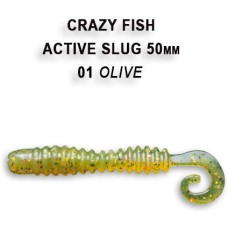 Силикон CRAZY FISH "Active Slug 2" 29-50-6 цв. 1