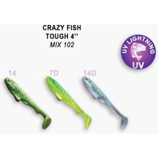 Силикон CRAZY FISH "Tough 4" 100mm 48-100-6 цв. M102