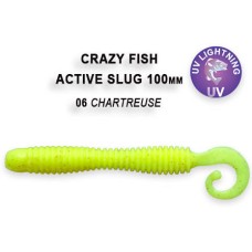 Силикон CRAZY FISH "Active Slug 4" 31-100-6 цв. 6