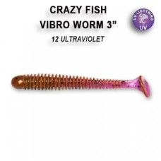 Рипер Crazy Fish Vibro Worm 3 11-75-6 цв. 12