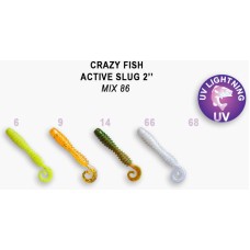 Силикон CRAZY FISH "Active Slug 2" 29-50-6 цв. M86