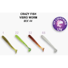 Рипер Crazy Fish Vibro Worm 2 3-50-6 цв. M44