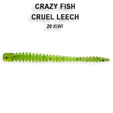 Силикон CRAZY FISH "Cruel Leech" 2.2" 8-55-4 цв. 20