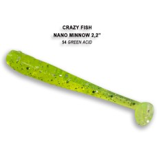 Силикон CRAZY FISH "Nano Minnow 2.2" 22-55-6 цв. 54