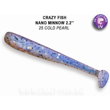 Силикон CRAZY FISH "Nano Minnow 2.2" 22-55-6 цв. 25