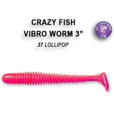 Рипер Crazy Fish Vibro Worm 2 3-50-6 цв. 37