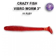 Рипер Crazy Fish Vibro Worm 3 11-75-5 цв. 11