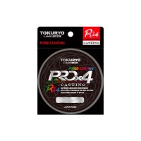 Шнур плет. TOKURYO PRO x4 Casting 150m #1.0 0.171mm 16.1LB 7.3kg желтый