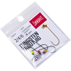 Джиг-головка Lucky John Tungsten Trout Jig LJTATG-MIX1 (4шт.)