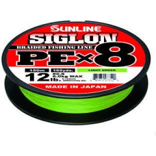 Шнур плет. SUNLINE Siglon PEx8 150m #2.5 0.270mm 40LB 18.5kg светло-зеленый